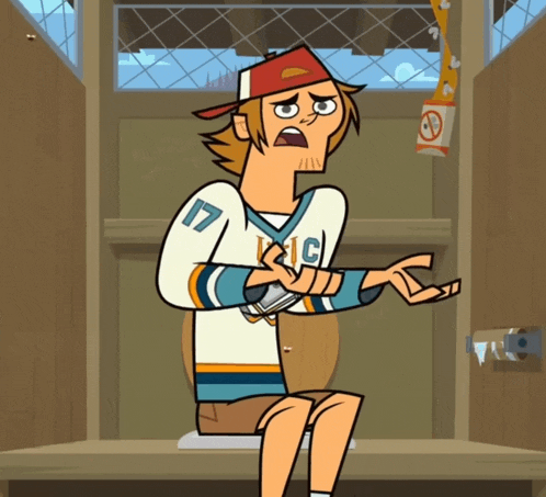 a cartoon character wearing a number 17 jersey