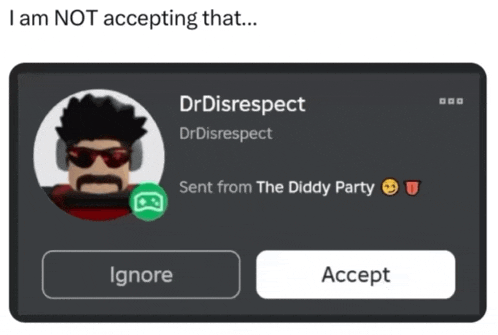 a screen that says drdisrespect on it