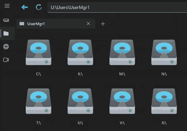 a screenshot of a folder called usermgmr1