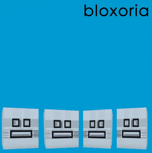 a blue background with the word bloxoria written on it