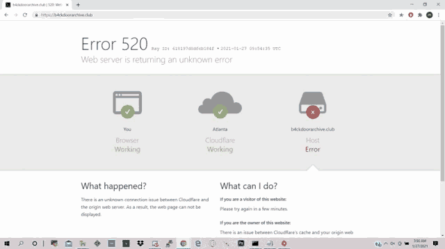 error 520 web server is returning an unknown error what can i do