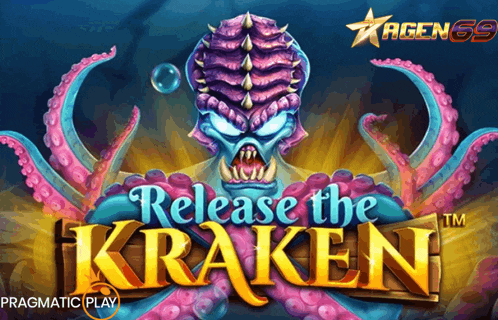 a poster for release the kraken shows an octopus with bubbles coming out of its mouth