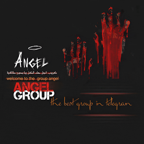 a poster that says angel group the best group in telegram on it