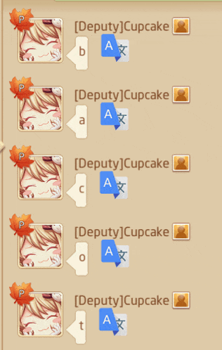 a screenshot of a video game with the name deputy cupcake