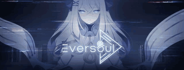 a video game called eversoul has a girl with long white hair