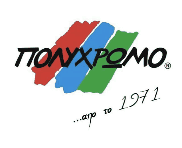 a logo for polyxpomo that was created in the year 1971