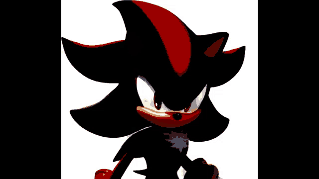 shadow the hedgehog from the video game sonic