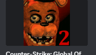 a poster for five nights at freddy 's 2 with a teddy bear