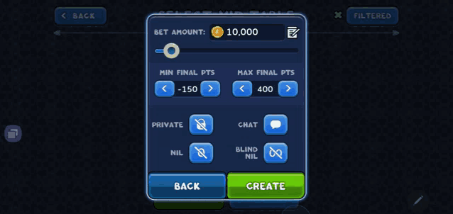 a screenshot of a game that says bet amount 10,000