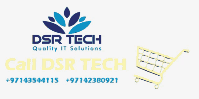 a logo for dsr tech quality it solutions is shown