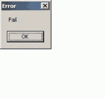 a row of error messages with a button that says ok