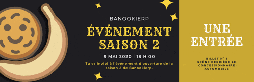 a ticket for an event called banookierp on may 9th 2020