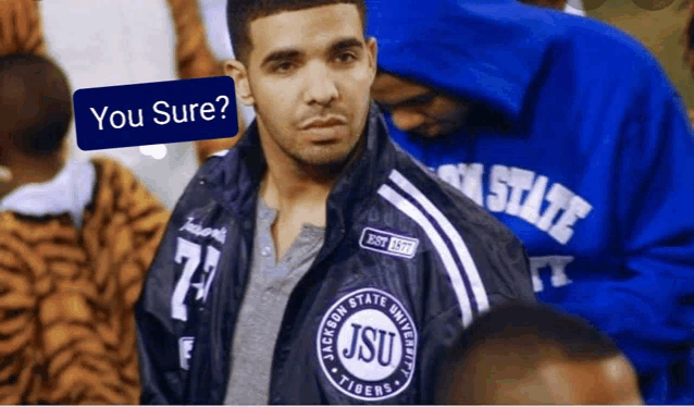 a man in a jackson state university jacket