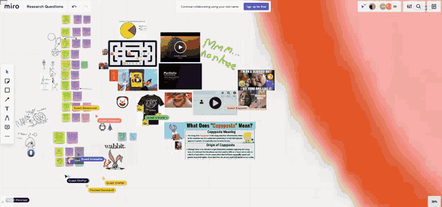 a computer screen shows a collage of images including one titled " what does "