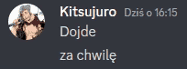 a screenshot of a chat with kitsujuro