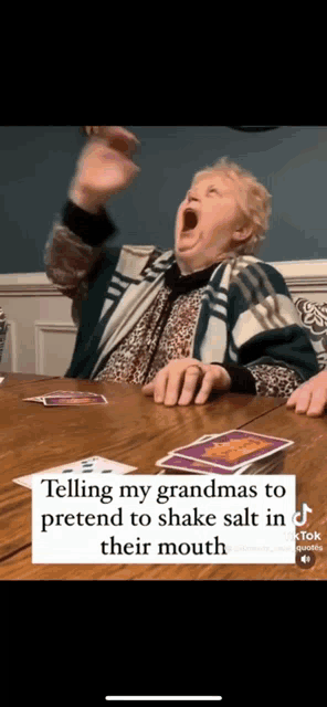 Saltshaker Grandma Meme