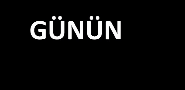 a black background with the word gunun written in white