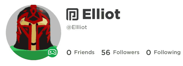 elliot has 56 followers and 0 friends