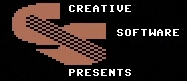 the logo for creative software presents a checkered design