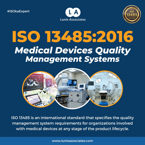 iso 13485 is an international standard that specifies the quality management system requirements for organizations involved with medical devices at any stage of the product lifecycle