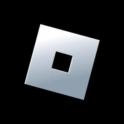 a white square with a small square in the middle on a black background .