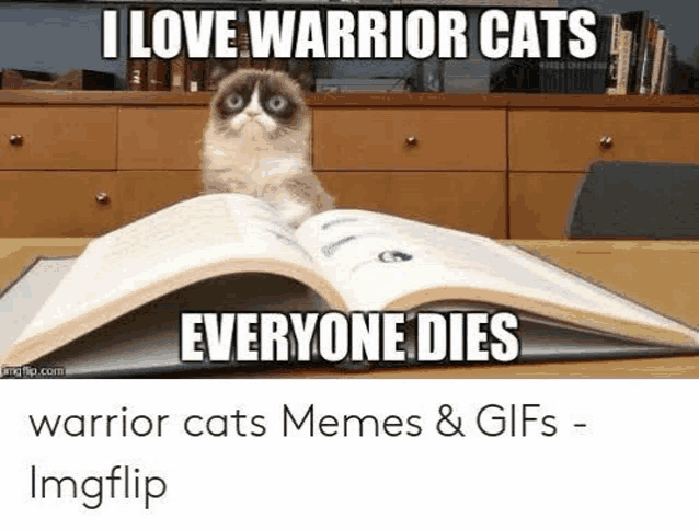 i love warrior cats everyone dies warrior cats memes & gifs imgflip