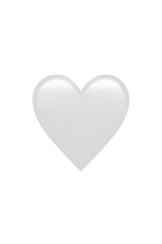 a white heart on a white background that is plain