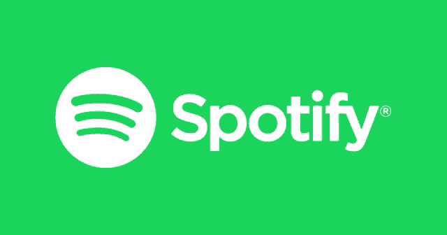 a green background with the spotify logo in white