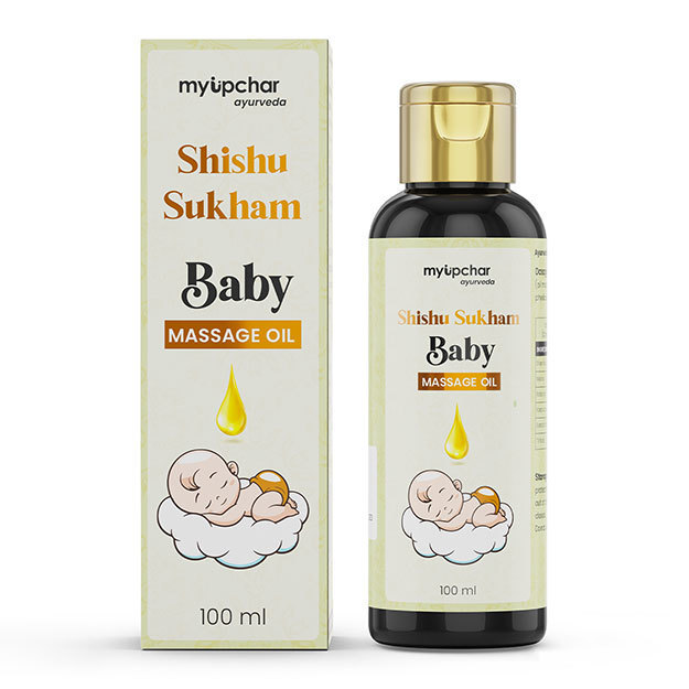 Shishu Sukham Baby Massage Oil By Myupchar Ayurveda