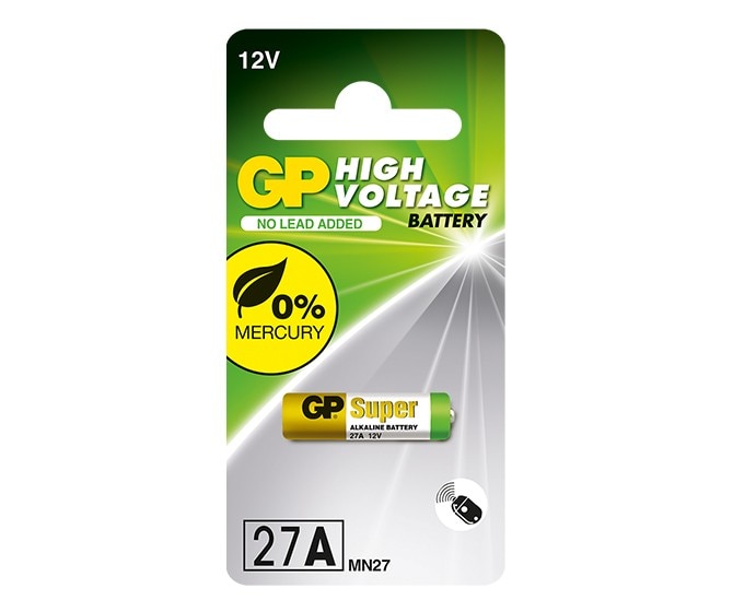 Battery High Voltage (Mercury Free) 12V 27AF in Strip GP 