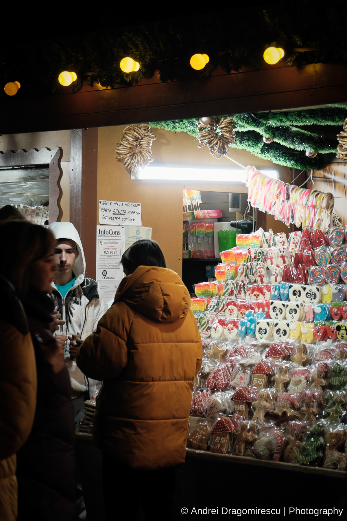 Christmas Fair Urban city bucharest romania Street lights night christmas fair