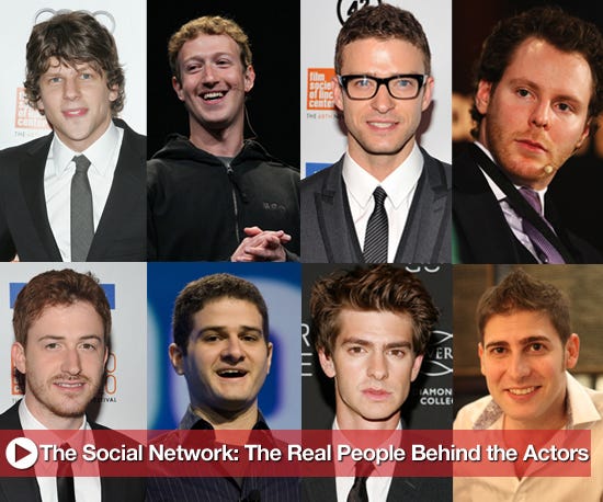 The social network cast