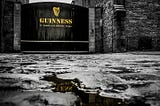 A photograph of the doors to the Guinness Brewery in Dublin, Ireland