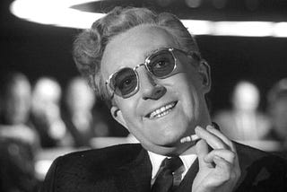 Dr. Strangelove in the movie Dr. Strangelove