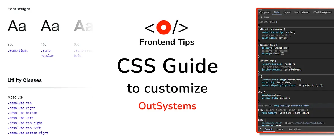 The Comprehensive CSS Guide for Customizing OutSystems UI