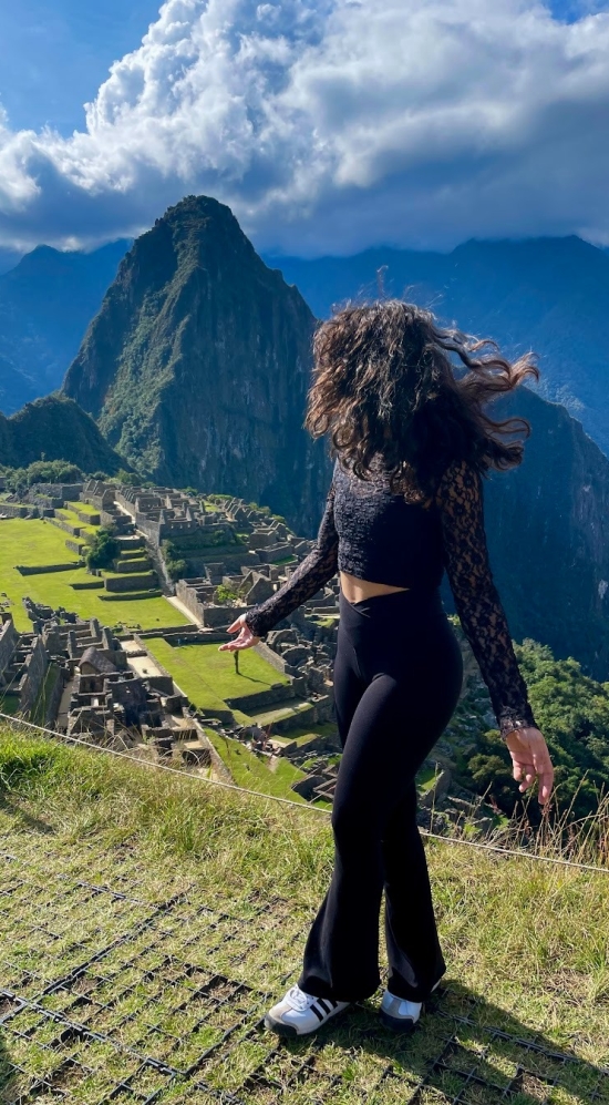 Ana Tejeda at Machu Picchu