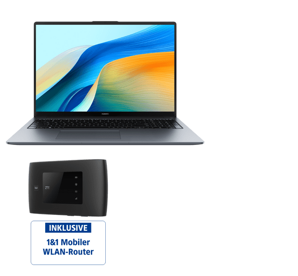 huawei matebook d16 gratis wlan router