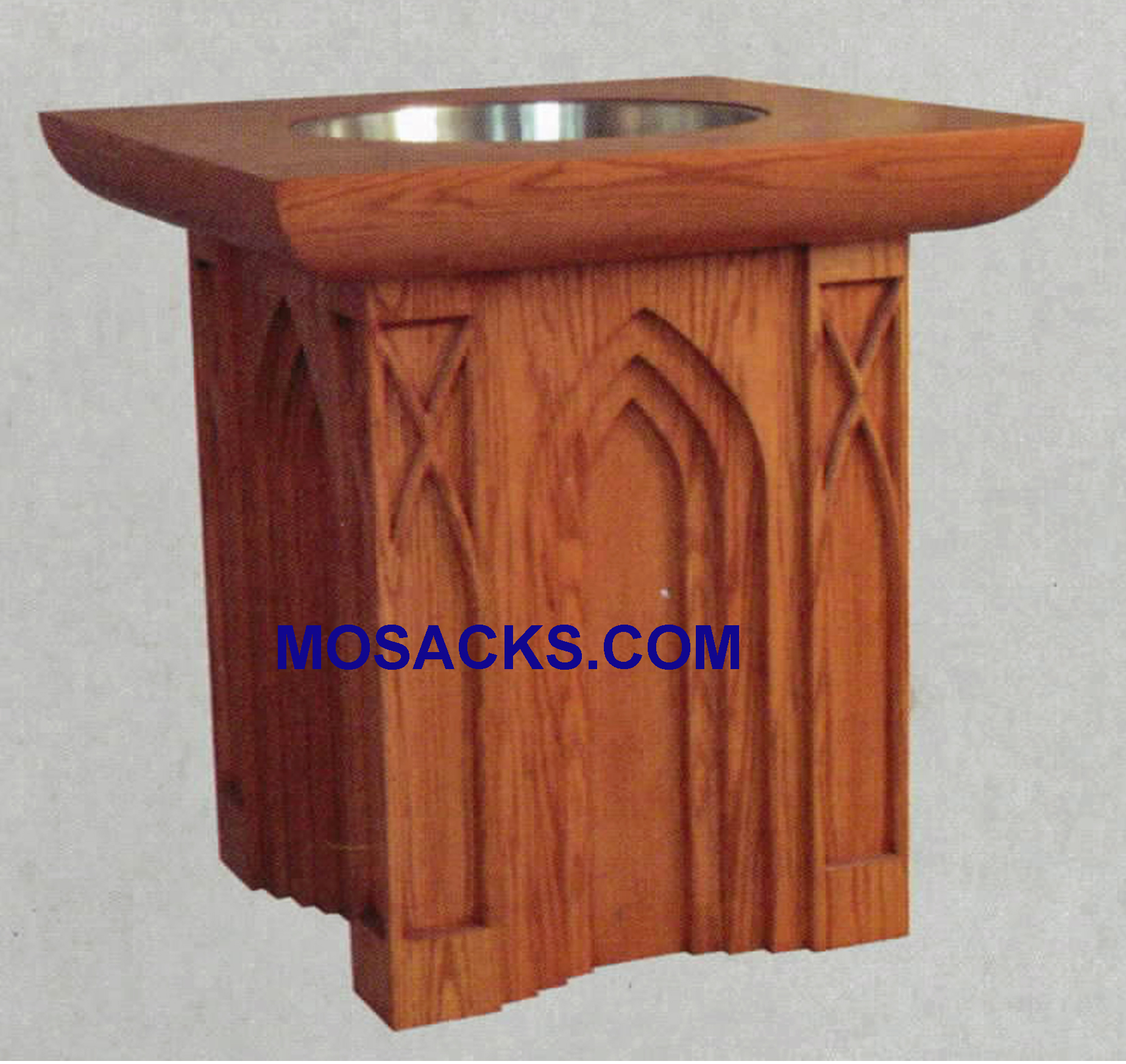 Baptismal Font w/21" basin 36" w x 36" d 37" h 639