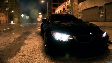 bmw under the rain (nfs) live wallpaper