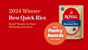 Royal's Ready-to-Heat White Basmati Wins SELF Pantry Awards 2024