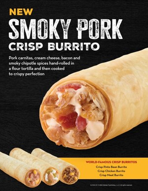 TacoTime® Launches the NEW Smoky Pork Crisp Burrito in Latest Promotion