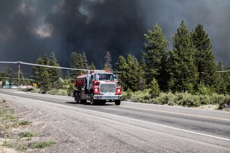 The Darlene Wildfire outside of Bend, Oregon.