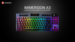 The Hexgears Immersion A3 Mechanical Keyboard Launches - It's finally here