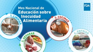 Aprenda más acerca de la inocuidad alimentaria en este Mes Nacional de Educación sobre la Inocuidad Alimentaria