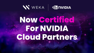 WEKA Achieves NVIDIA Cloud Network Partner Certification