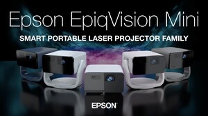 New Epson EpiqVision Mini Family of Smart Portable Laser Projectors Offer Big Screen Viewing for Streaming and Gaming Content Virtually Anywhere