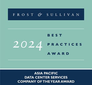 ST Telemedia Global Data Centres Awarded Frost &amp; Sullivan's 2024 APAC Company of the Year for Revolutionizing Data Center Services in Asia-Pacific