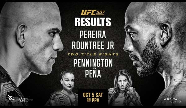 UFC 307 results