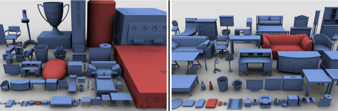 On Being the Right Scale: Sizing Large Collections of 3D Models