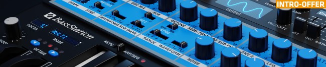 Banner GForce - Novation Bass Station - Intro Offer